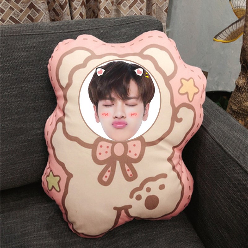 王嘉尔人形抱枕定制照片diy异形靠垫枕头Q版可爱公仔真人情侣玩偶