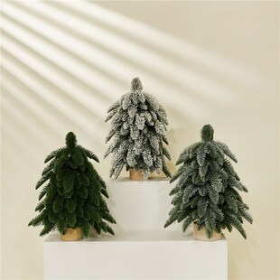 圣诞节装饰用品场景布置小号仿真诺贝松树客厅房间桌面圣诞树摆件