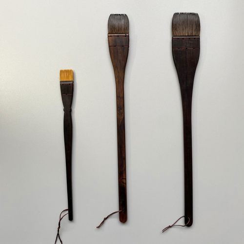 大姨夫水彩画笔灰鼠毛刷子套装水彩国画刷晕染铺色