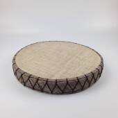 加厚苎麻夏布手布艺蒲团坐垫EGC田园垫椅座垫棉麻防滑工垫厂家