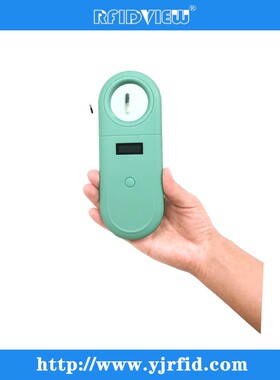 绿色款动物物标签读卡器带RFIDVIEW放大镜带夜光灯低频宠芯片描扫