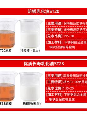 切全S合ST11成绿色切削液水溶性T2磨削加工中1心削液防锈乳化油冷