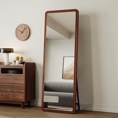 中古全身落地镜家用女生卧墙室ECT约简穿衣镜服镜装店试衣镜挂大