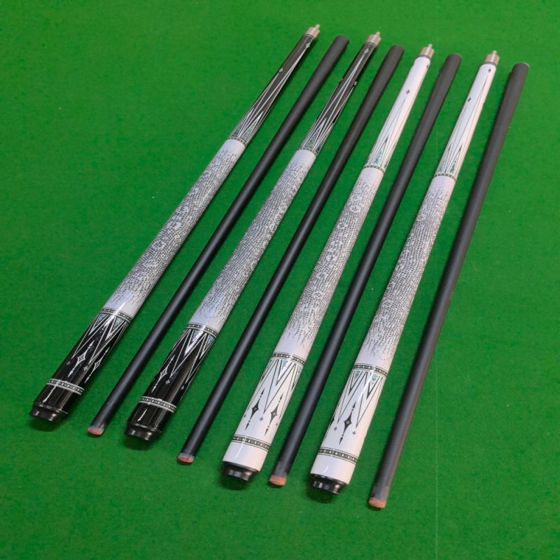 奥秘美洲豹黑科技碳素台球杆12分
