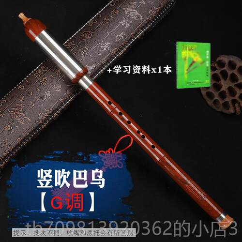 高档巴乌乐器竖吹g调f调dc调降调儿童小学生成a人巴乌乐器初学b者