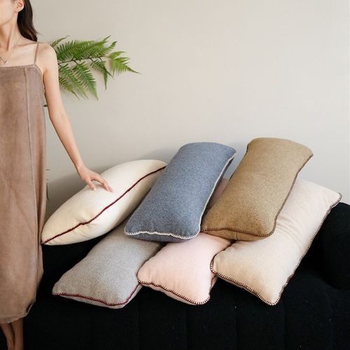 撸猫手感~丨彷羊绒长条抱枕 床头靠枕腰枕靠垫 一祇装