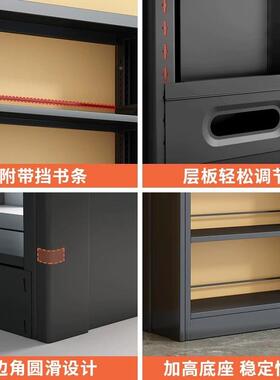 钢制学书架校图书馆落地图书阅架览室QVP双面书柜书店拆厂装书刊