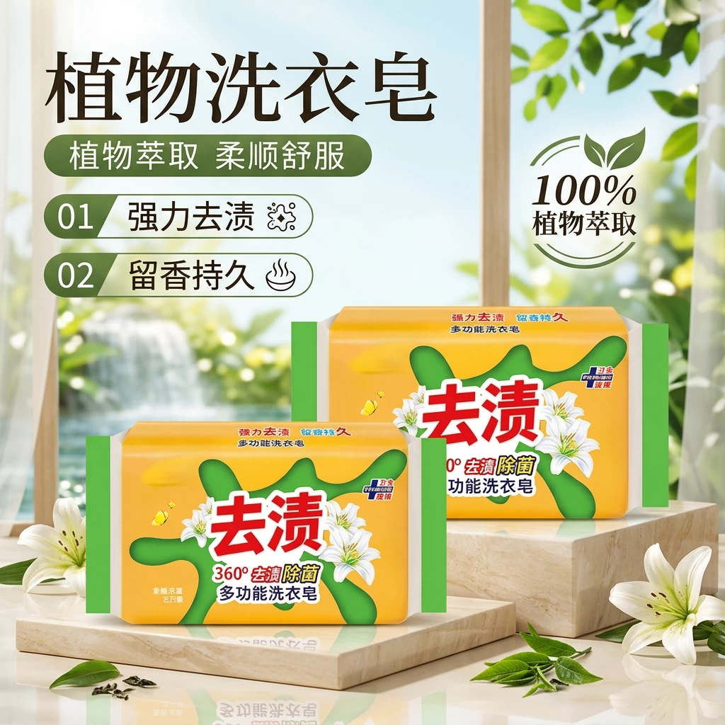 洗衣皂新款肥皂家用2026洗衣服清香皂去污渍净白男女内衣清洁皂