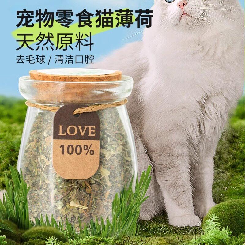猫薄荷猫咪零食拌粮骗喝水天然可食用猫咪薄荷粉末猫零食