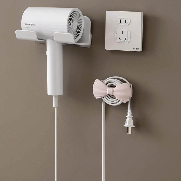 日本厨房收纳电绕线绕器家用电线器理器插头固286291定器缠夹源整