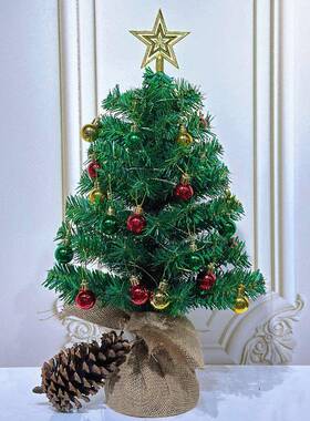 诞节树绿色诞粉色桌面圣诞树圣发光圣诞圣树商场场景fs-963圣诞树