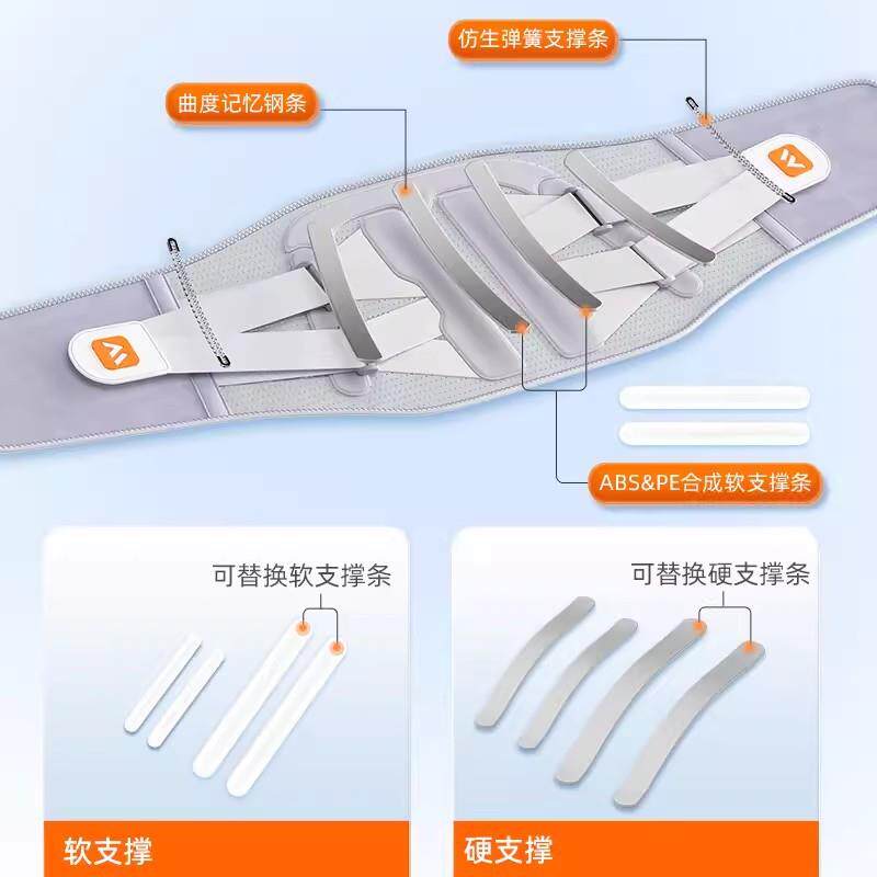维德腰部固支定器加强护带束腰腰托WP0腰6769男女同款软款硬撑送