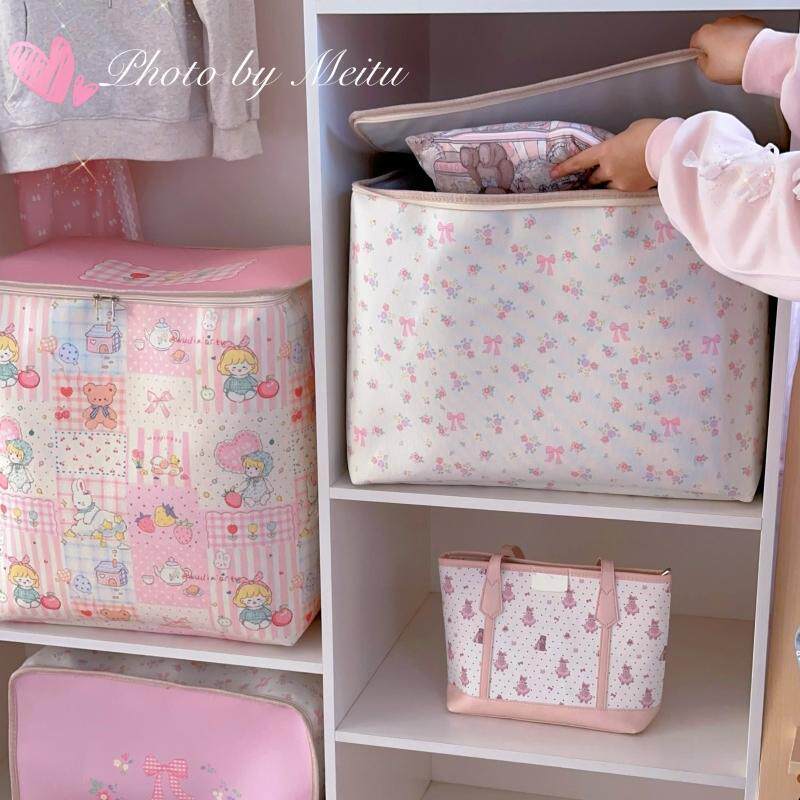 女风拉链盖衣服收纳箱大容无品牌/量被柜子搬家袋家用衣换整季少