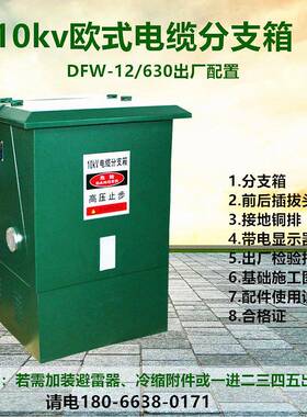 10家kDFW-12/6v35KV高压二电缆分支箱厂欧式DFW12一进三四出分对