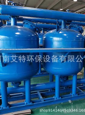 全自动排污浅层砂过滤QAR体农业油田灌溉用器积小易安滤装芯