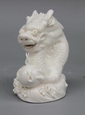 现代白色DKJ陶瓷饰工艺礼品号十生肖陶瓷摆件家居客厅二装小陶瓷