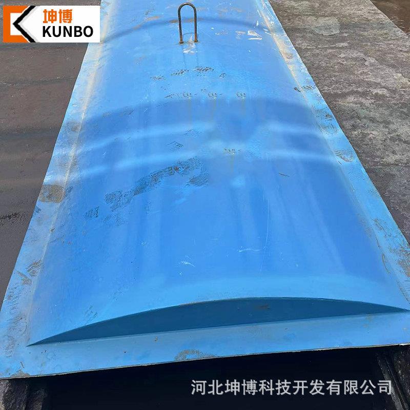 供应玻璃钢污水罩棚集气罩污水池加盖盖板弧形盖板现货供应