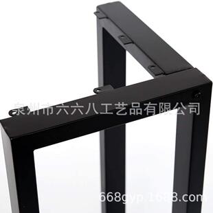 铁艺电脑桌f腿L型桌腿家用公桌架简桌约现代lot工作台长条支架写