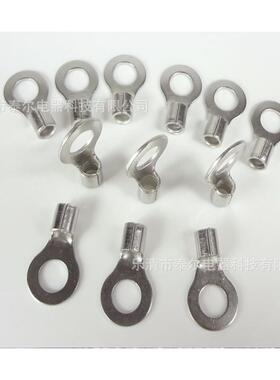 直销RB325-18圆形紫焊接裸端子N冷端头接线鼻铜接FJO头标压准铜