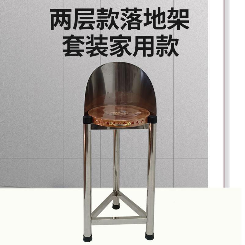 加厚304不锈砧钢板厨房菜板落地架三角架砍骨架10013700商用肉架