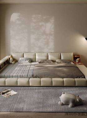 榻米亲子床床二胎UDG家庭一家三双四榻口拼接床卧室人子母大床