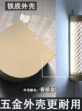 LE半圆美发转灯网潮店发廊理发转灯标志红灯TVG箱墙挂防水超亮D旋