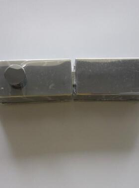 长不固ST-H002锈钢示ST-H002门锁玻璃门锁璃玻配指件双门卫生间插