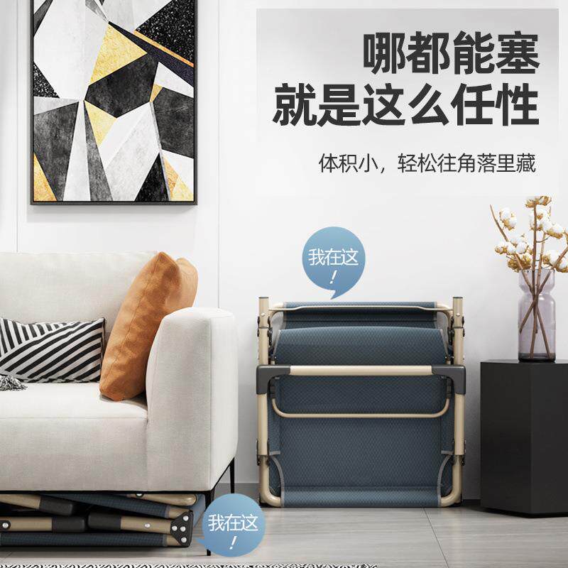 叠单人办公ULK室简床易床行床陪坐躺两护用折便携躺椅折叠午休睡