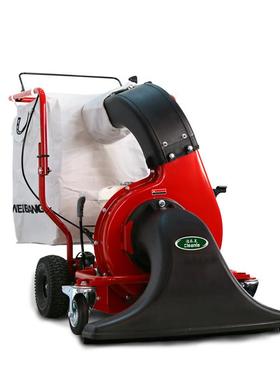 学校户外叶绿化花带公园园45397树林吸树叶用垃圾车汽油动力吸树