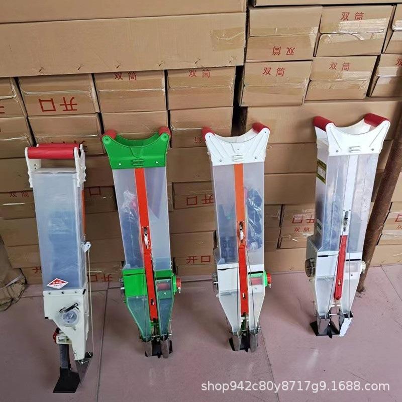 手提玉米播种机桶器点播施式肥大豆种苞谷棉JWY双花免弯腰菜籽精
