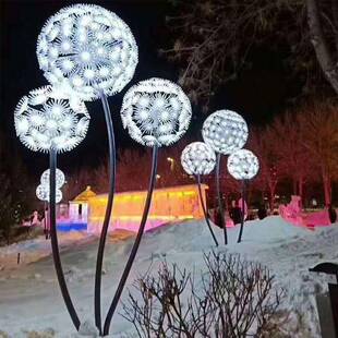 LED仿真蒲公英灯户防景观灯花LDS-PGY0园灯楼盘水日亮外化节灯灯