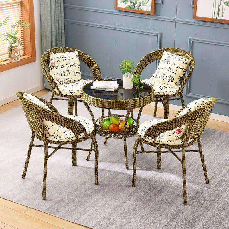 藤椅小三件套台阳桌椅组合茶腾几家用NQJ简约靠背椅户外网红休闲,商业/办公家具,商用藤编家具,淘宝优惠券,粉丝福利购,淘宝优惠卷