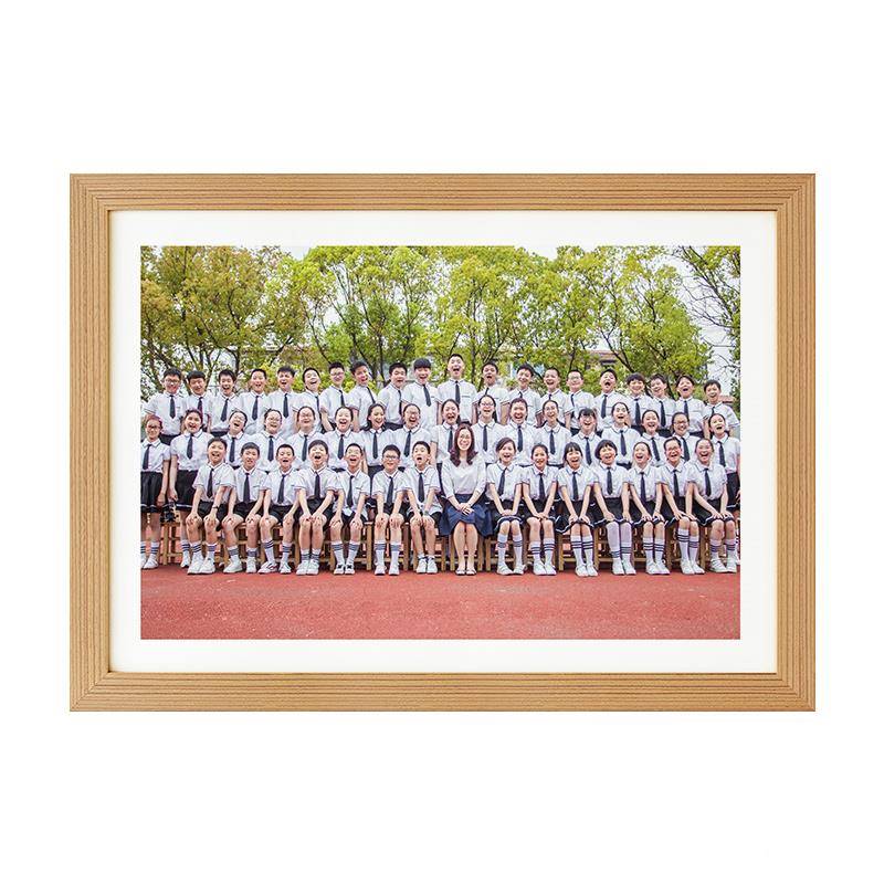 V照45纪O毕业照相框F76J96HM长方形片幼儿园小学集体大合合照影留