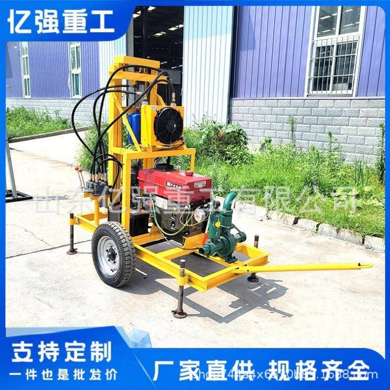 钻井钻设备打井机水气两用深水井用气WXH动打井机大型家履带柴油