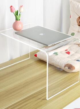 易透明飘窗桌简子亚力克小茶几客厅用家QWP轻奢感床上学习桌卧室