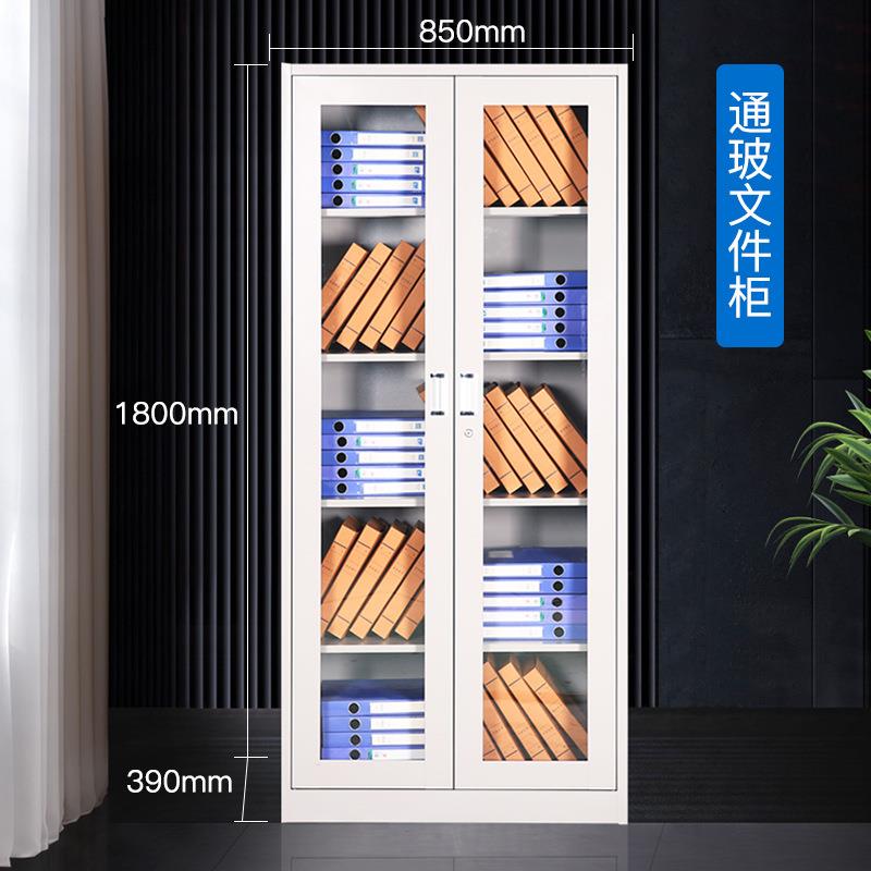 通玻皮移物门文件柜铁资料档案凭证柜带锁财0002991务推铁柜书柜
