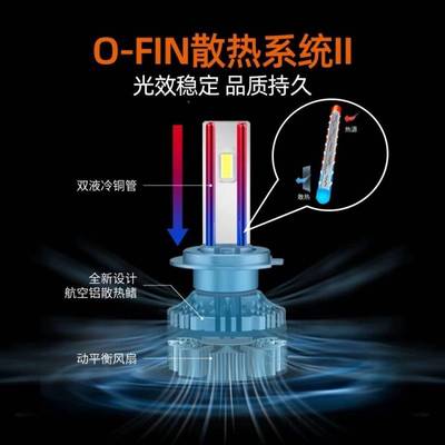 欧者司朗LED行P夜行者PRRO灯泡H4H7远近光灯超H11H亮B3汽车大夜灯