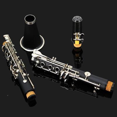 簧管儿童单成人初演奏入门专KEA业降学b调胶单簧管木镀镍乐器黑管