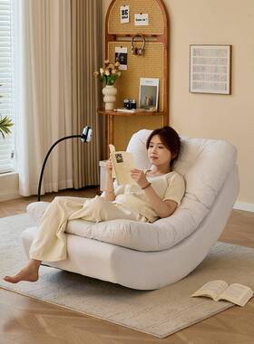 ?月亮摇摇阳椅家椅成人可睡觉台懒人沙发椅NDN躺客厅用休闲单人沙