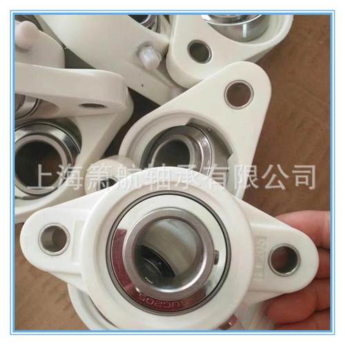 不锈钢球面轴U承SCFL11菱形塑料外外IHU球面轴承座2防水防锈防腐