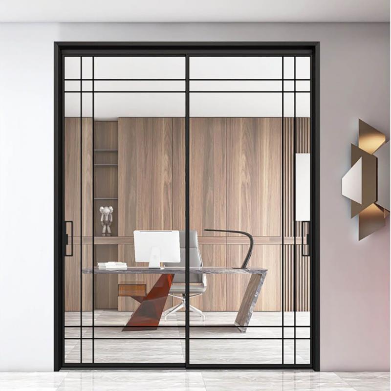 极防窄推拉门厨房生间阳台静卫音缓XYO冲水铝合隔吊断轨玻璃