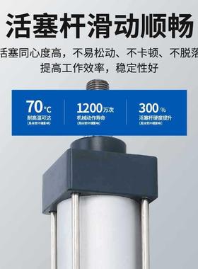 可调行程气气缸大推力SCJ32X40X5X60X80X100动X125X160×25*HNA35