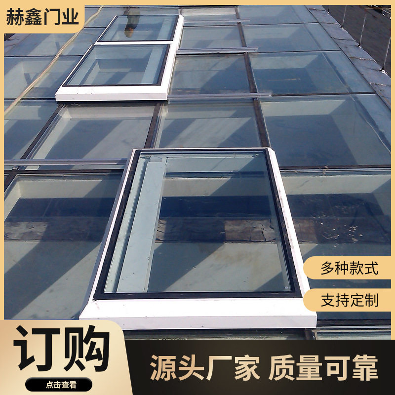 铝合金排烟天窗 遥控电动排烟天窗 电动天窗阁楼屋顶平移天窗