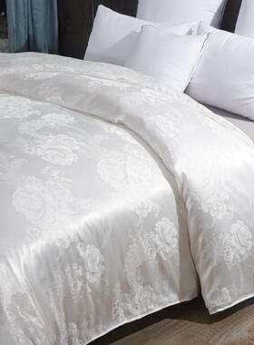 彼加.曼BGM-B花1025丝绸BGM-B102提蚕蚕丝被白色手工定位御品丝提