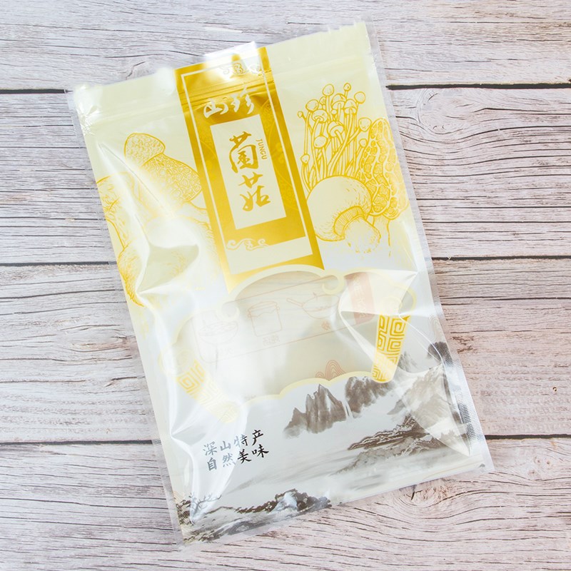 山珍菌菇包装袋深山礼品香菇菌菇干货袋子自封袋羊肚菌塑料密封袋