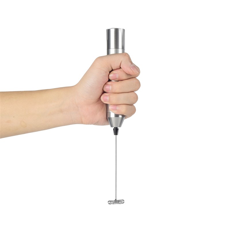 超强动力电动奶泡器 咖啡拉花不锈钢自动打奶泡器 手持奶油发泡器