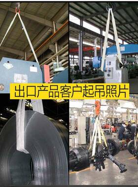 国标白色成扁吊2t-10t平吊带装可任意吨位单腿套两腿三腿四退组合
