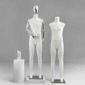 布全包身特道具男服装 店子假人模模特人台半身人偶展示架928人体