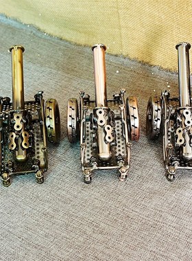 创意时尚金属家居摆件复古大炮模型办公室橱窗摆件部队礼品送战友