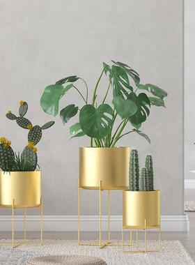 四铁脚1631213架厂家直销北欧风格艺花架盆创意室内金属客置厅物